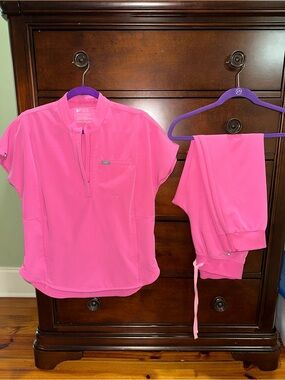 Limited edition “F*ing Pink” breast cancer awareness— Figs scrubs
